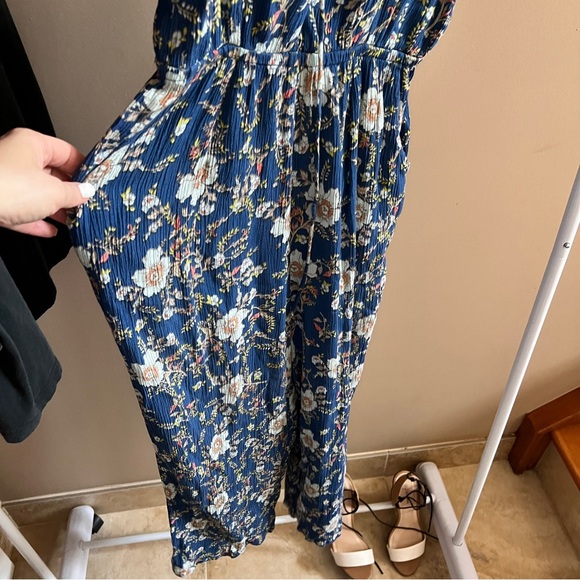 100% rayon summer flowey jumpsuit - Picture 8 of 10
